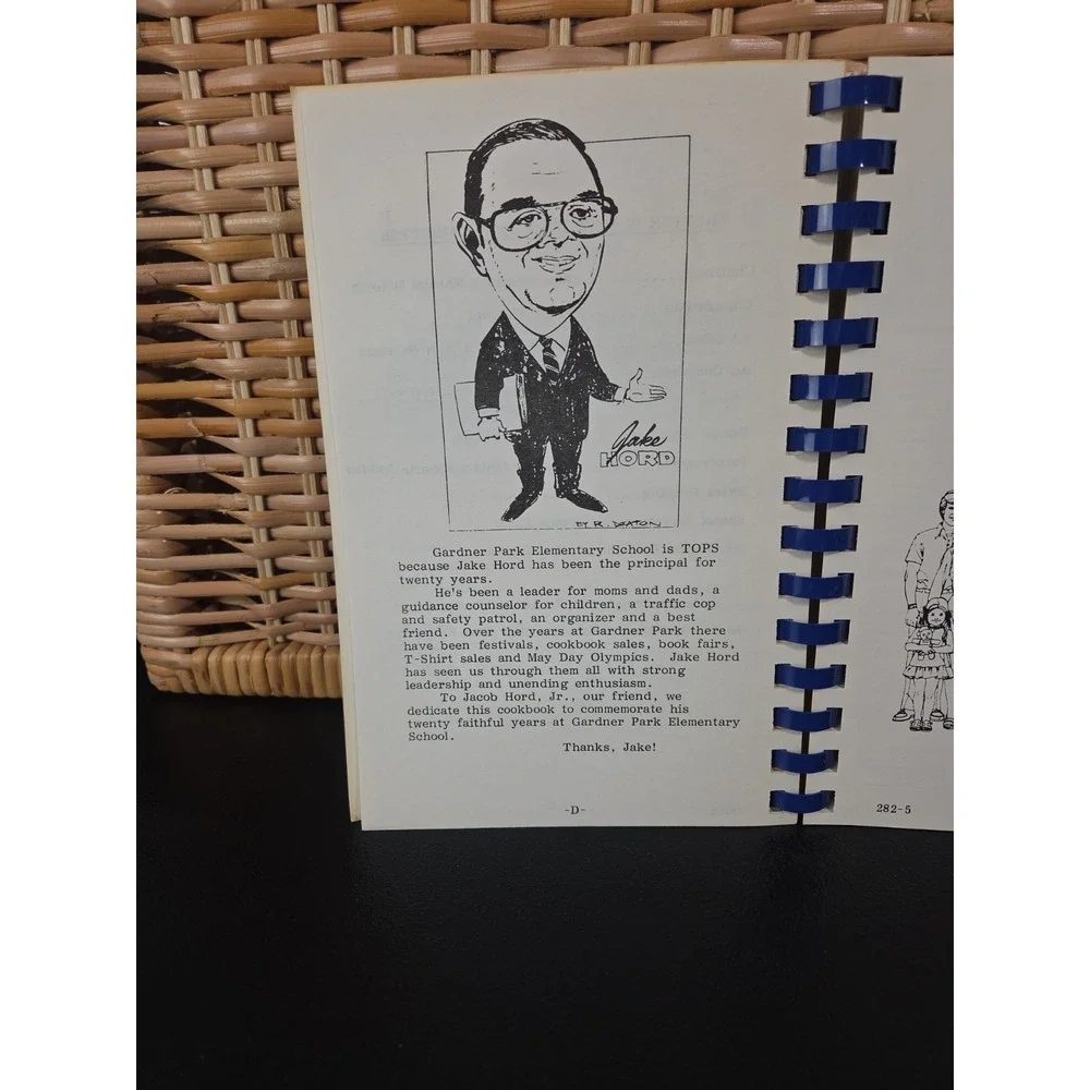 Gardner Park Elementary School Cookbook Gastonia, NC 1982